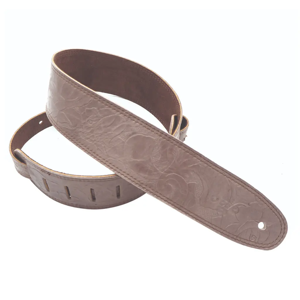Dsl - Fj25 Brown Guitar Strap 1