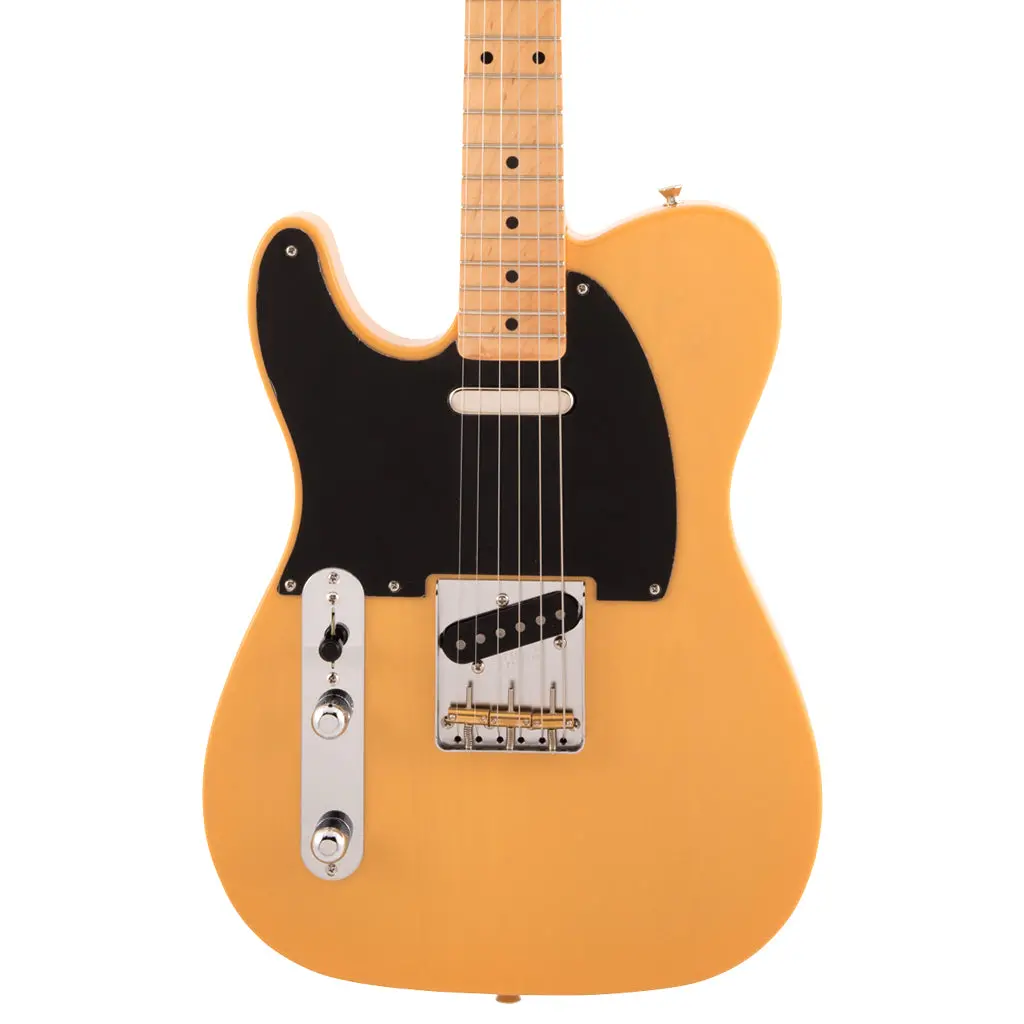 Fender - Made In Japan Traditional 50S Telecaster, Left-Handed, Maple Fingerboard - Butterscotch Blonde 1