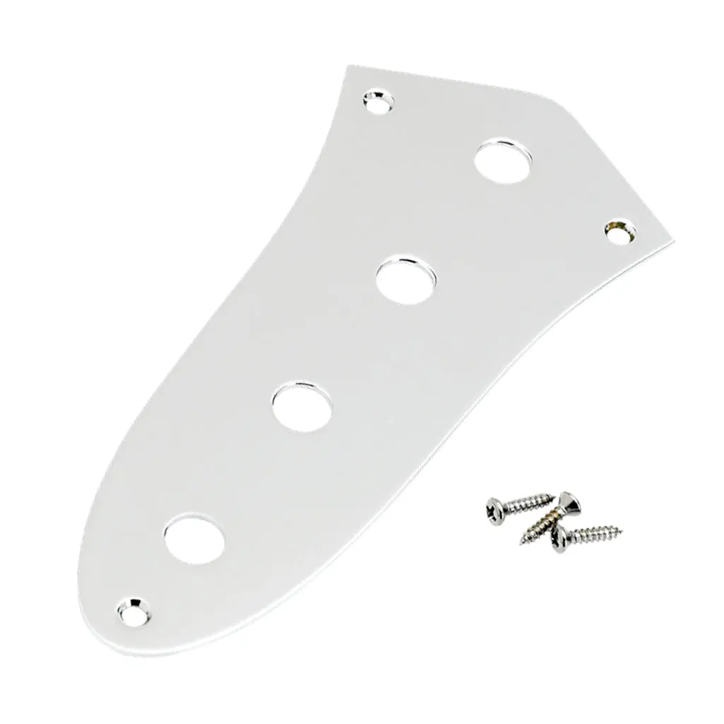 Fender - Jazz Bass Control Plate, 4-Hole (Chrome) 1