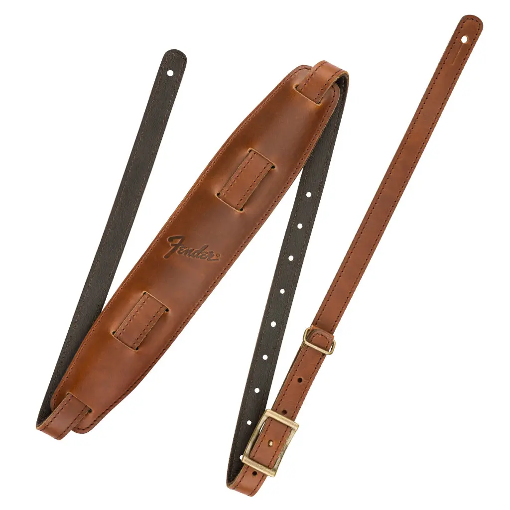 Fender Mustang Saddle Strap - Cognac 1
