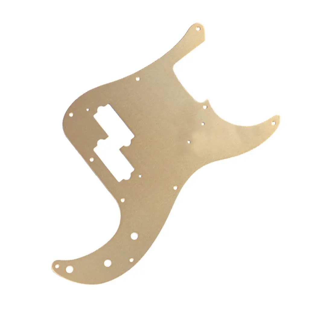 Fender - Pickguard, '57 Precision Bass®, 10-Hole Mount, Gold Anodized, 1-Ply 1