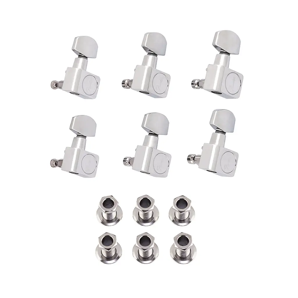 American Standard Series Stratocaster/Telecaster Tuning Machines Chrome (6) 1