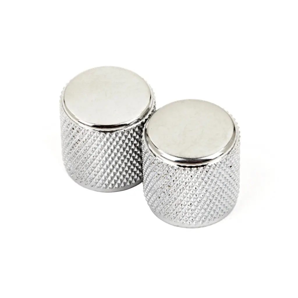 Fender - Telecaster/Precision Bass Knobs - Knurled Chrome 1