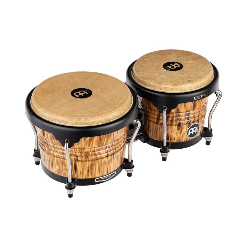 Meinl Marathon Wood Bongos: Leopard Burl - 6 3/4" Macho & 8" Hembra 1