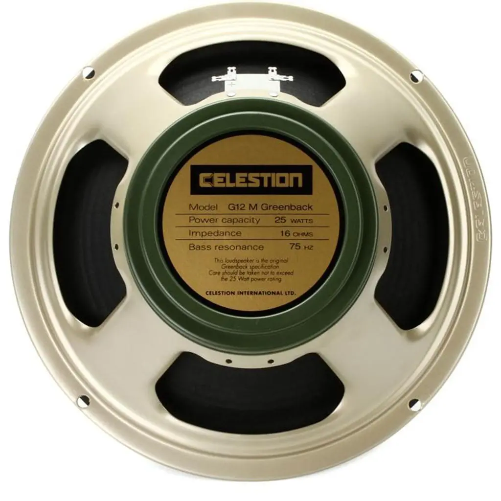 Celestion T1221 G12m Greenback 12" 16Ohm 25W Speaker 1