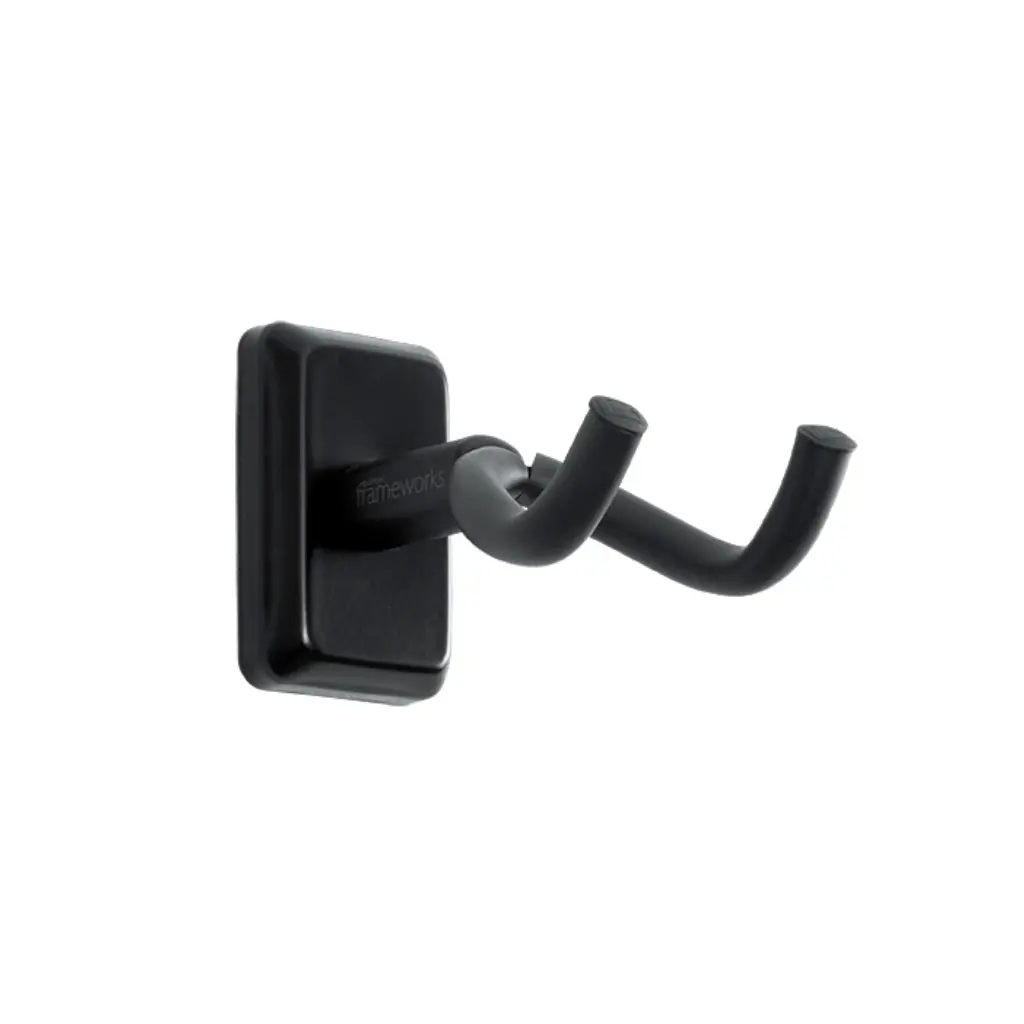Gator Frameworks Gfw-Gtr-Hngrblk Wall Mount Guitar Hanger - Black 1