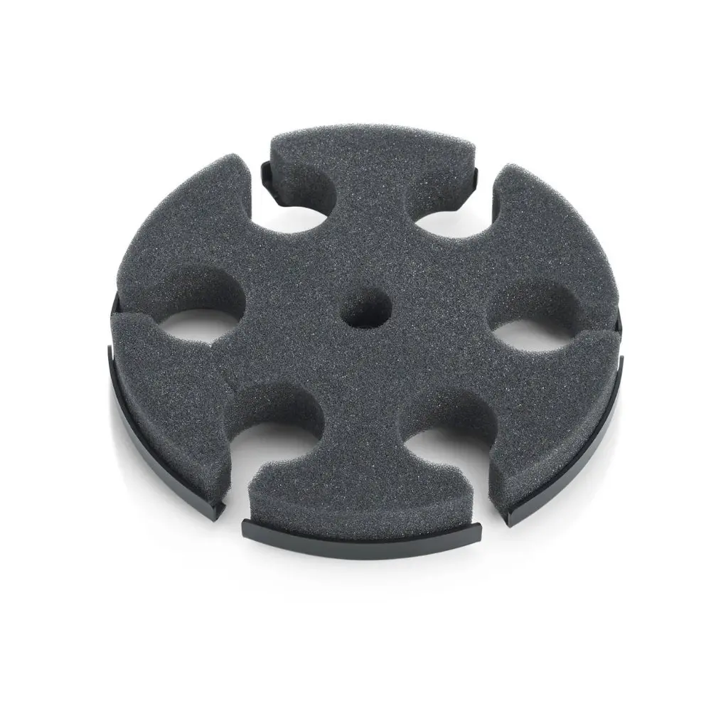Gator Gfw-Mic-6Tray Multi Microphone Tray Designed To Hold 6 Mics 1