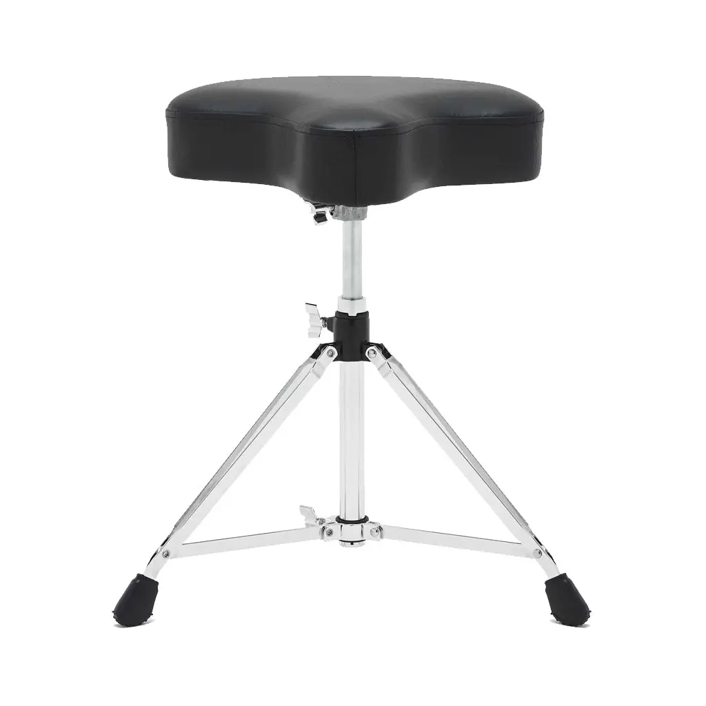 Gibraltar 6600 Series Double Braced Motostyle Drum Throne In Black 1