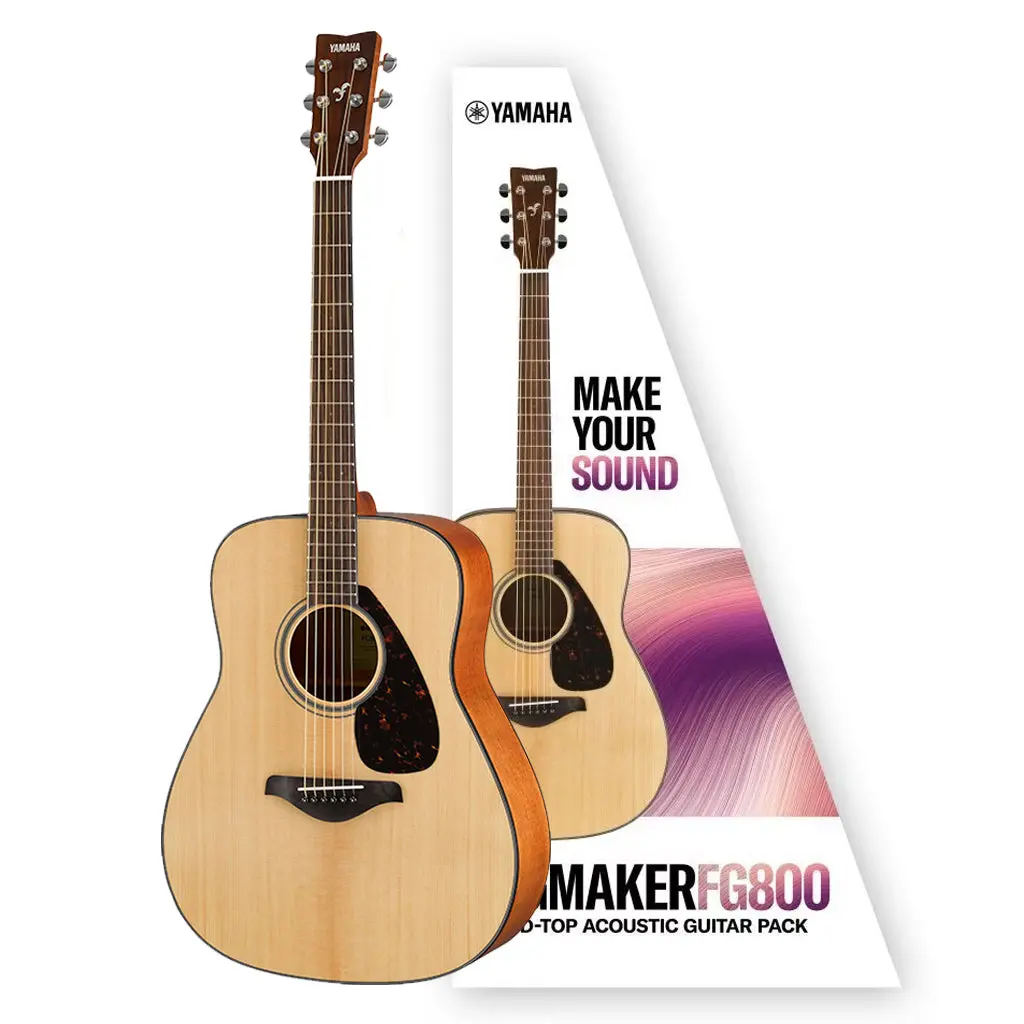 Yamaha Gigmaker Fg800nt Acoustic Guitar Pack 1