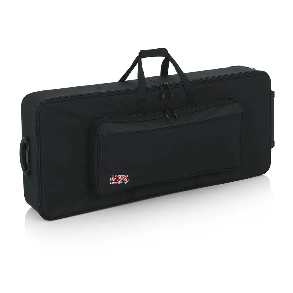 Gator Gk-61 Rigid Eps Foam Lightweight Case W/ Wheels For 61 Note Keyboards 1