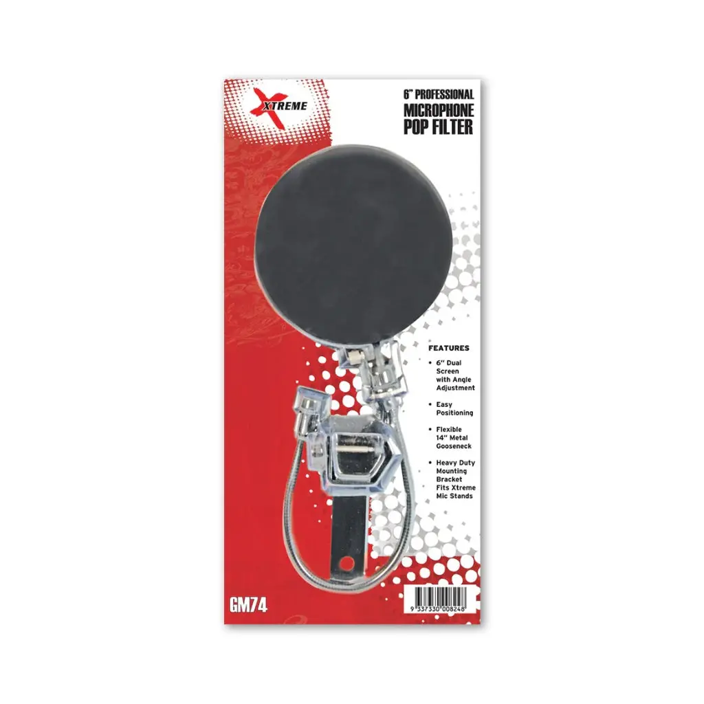 Xtreme - Dual Screen 6" Pop Filter With 14" Gooseneck 1