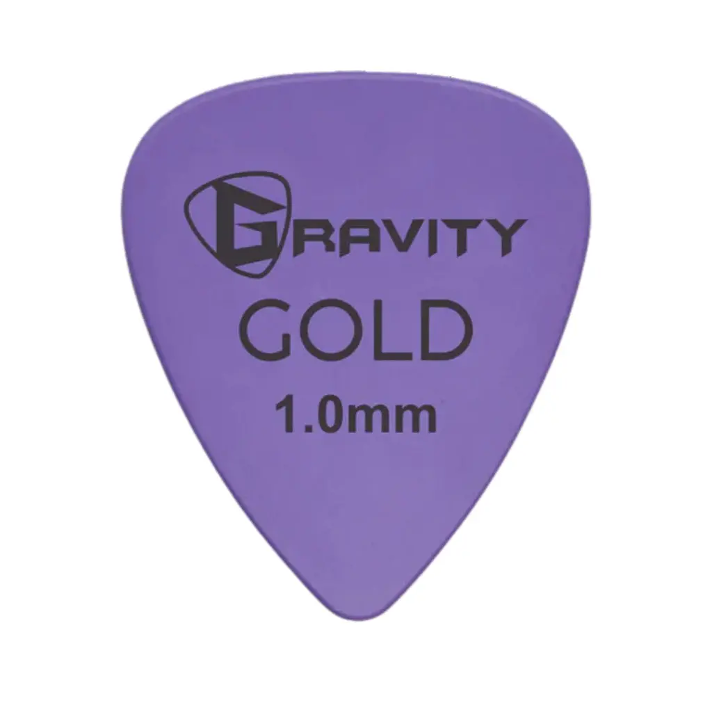 Gravity Picks Gp10pu 1.0Mm Gold Series Purple 1