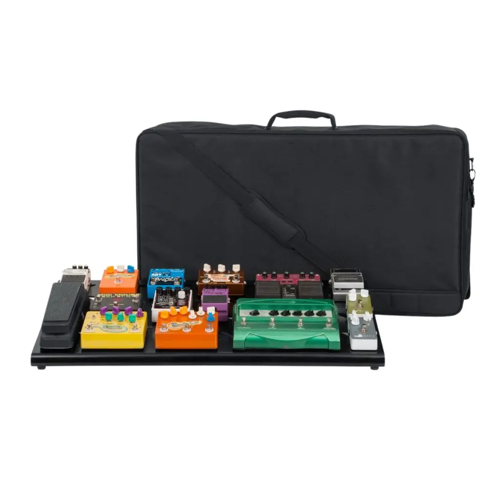 Gator Gpb-Xbak-1 Black Aluminum Pedal Board - Xl W/ Carry Bag 1