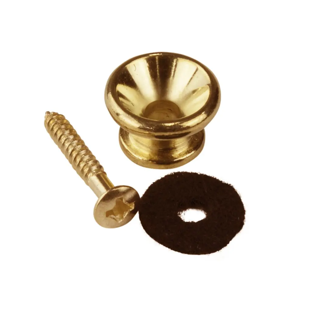 Dr. Parts End Pin/Felt & Screw Gold 1