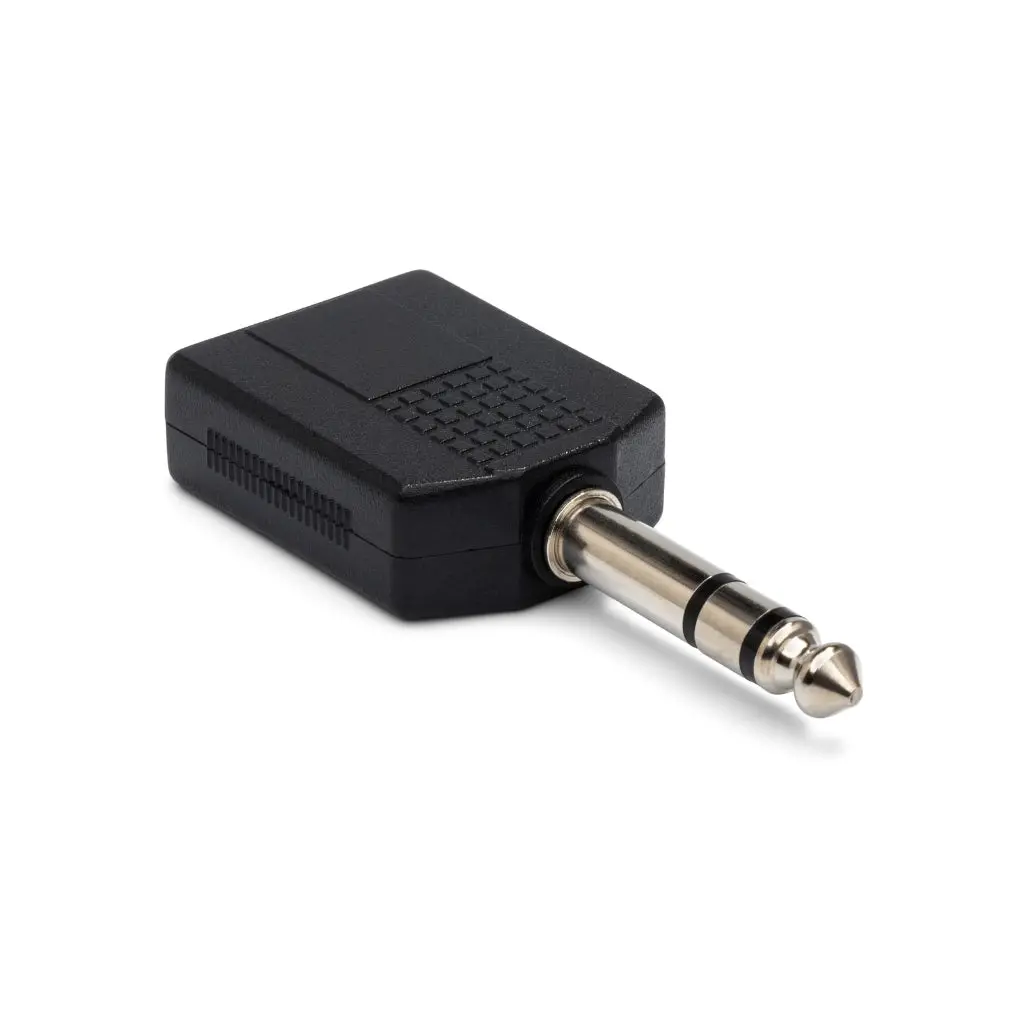 Hosa Technology Dual 1/4 In Trs To 1/4 In Trs Adaptor 1