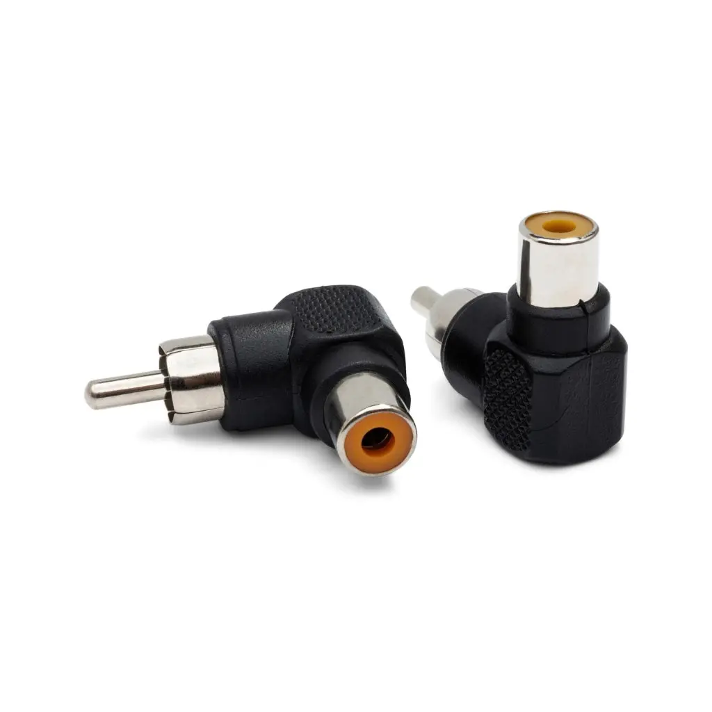 Hosa Technology Rca To Rca Right-Angle Adaptors 1