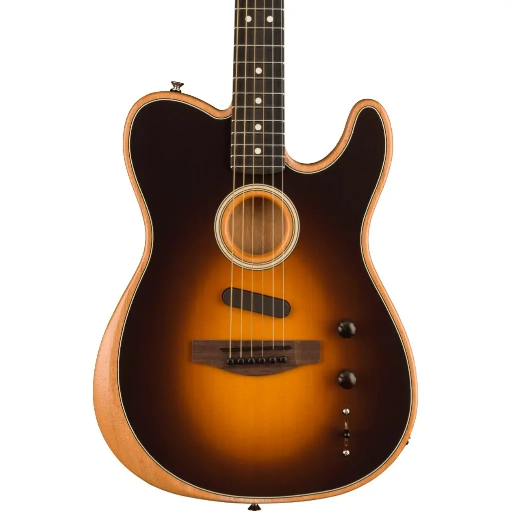 Fender - Acoustasonic® Player Telecaster® - Rosewood Fingerboard - Shadow Burst 1
