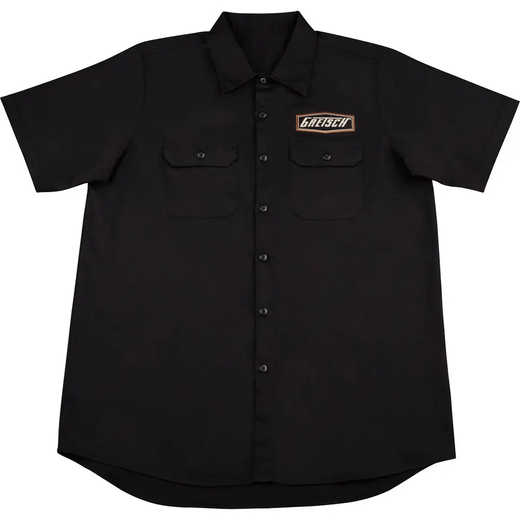 Gretsch Biker Work Shirt - Black - L 1