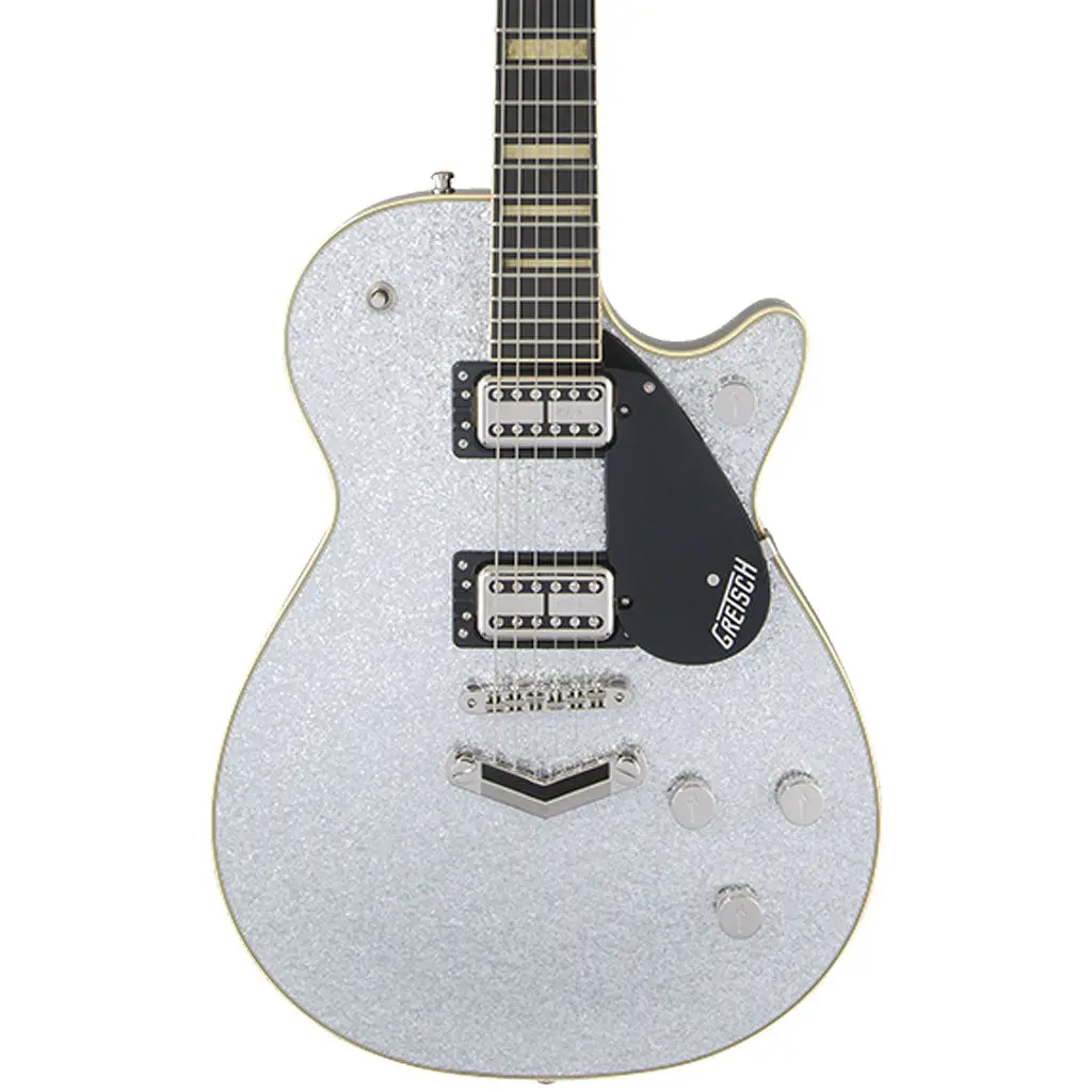Gretsch  G6229 Players Edition Jet™ Bt With V-Stoptail, Rosewood Fingerboard, Silver Sparkle 1