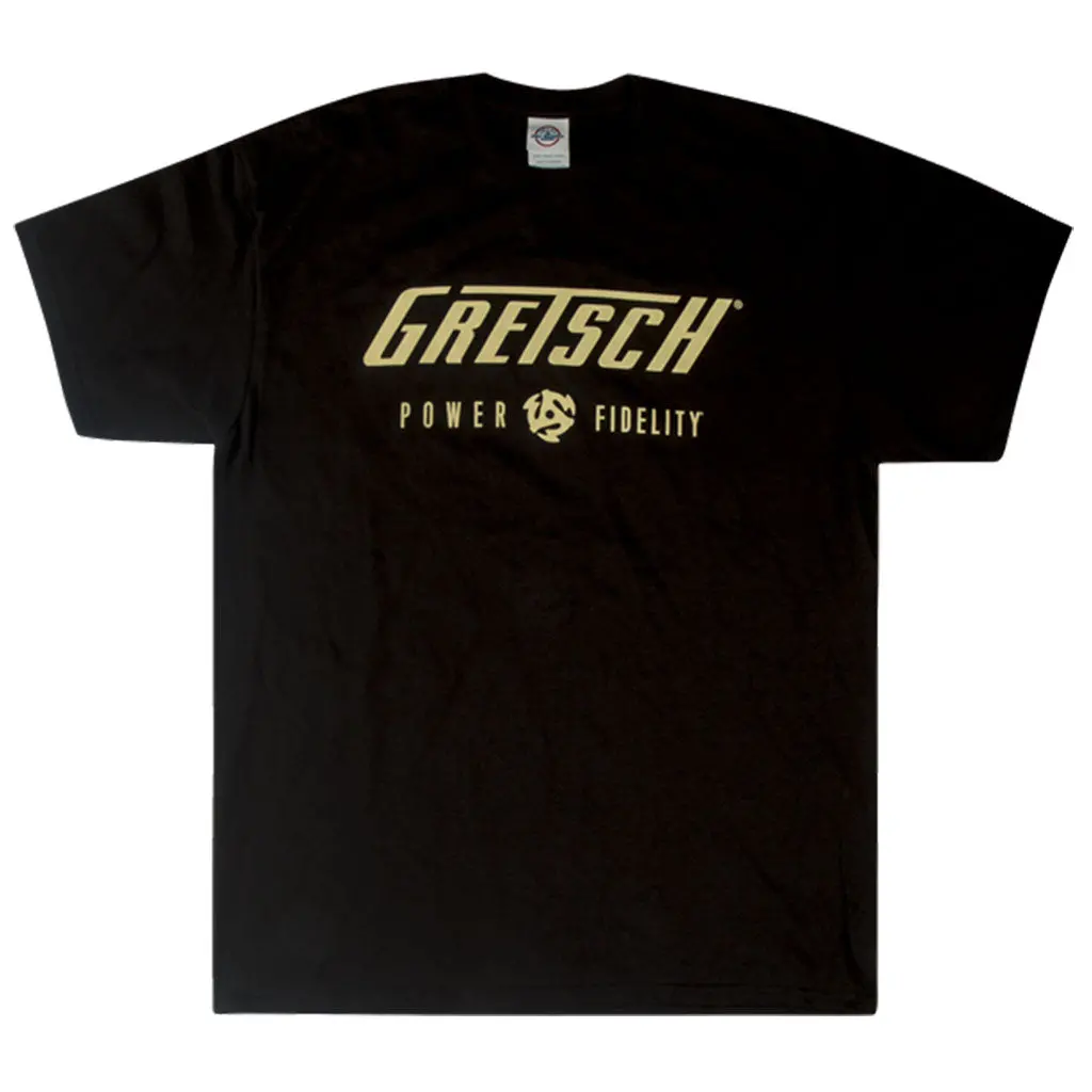 Gretsch Power & Fidelity Logo T-Shirt - Black - M 1