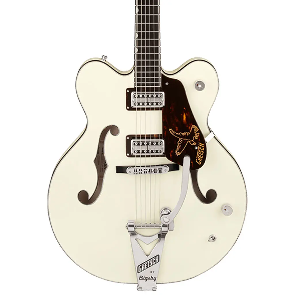 Gretsch G6636t-Rf Richard Fortus Signature Falcon™ Center Block With String-Thru Bigsby®, Ebony Fingerboard, Vintage White 1