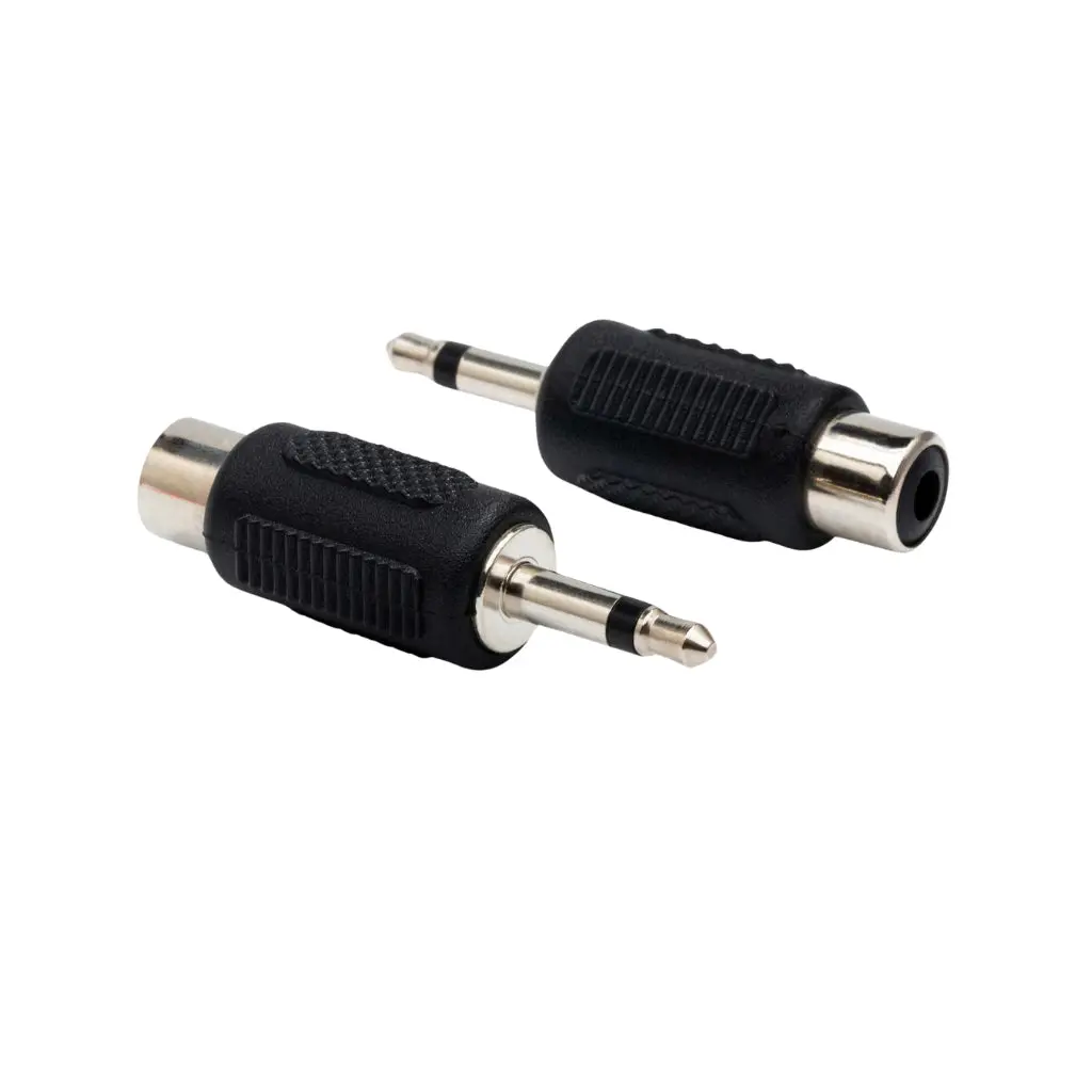 Hosa Technology Rca To 3.5 Mm Ts Adaptor 1