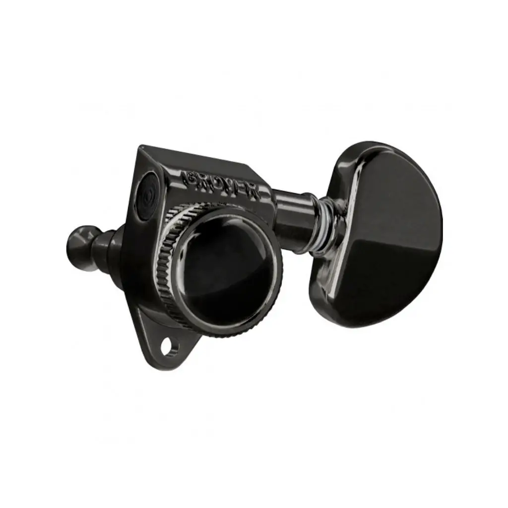 Grover - Roto-Grip Locking Machine Heads. Rotomatic - Black Chrome 1