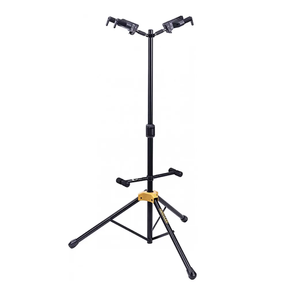 Hercules Gs422bplus Auto Grab Double Guitar Stand W/Rest 1