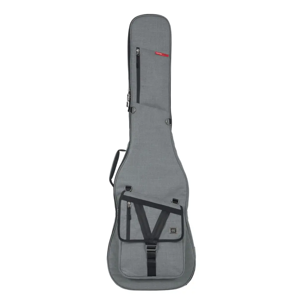 Gator Gt-Bass-Gry Transit Bass Guitar Bag - Light Grey 1