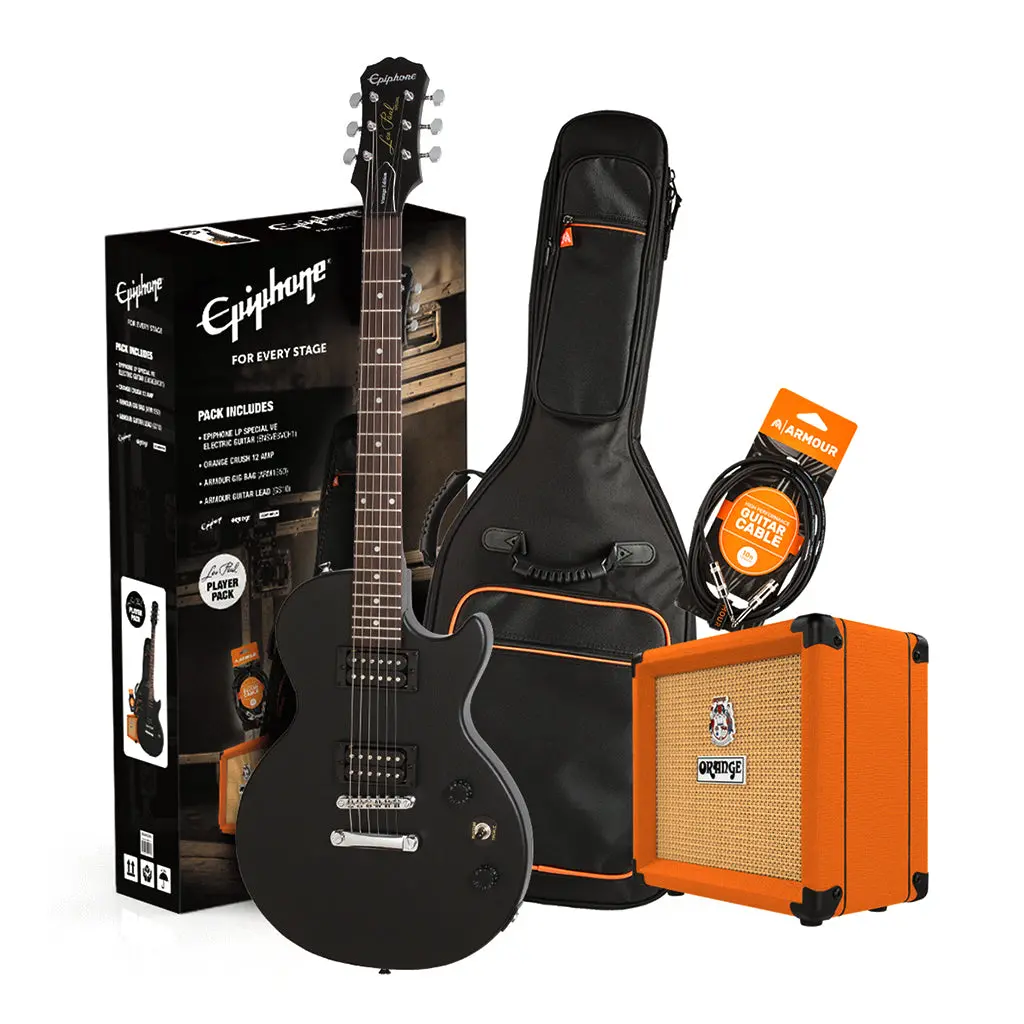 Epiphone Lp Special E1 Ebony W/Crush & Acces 1