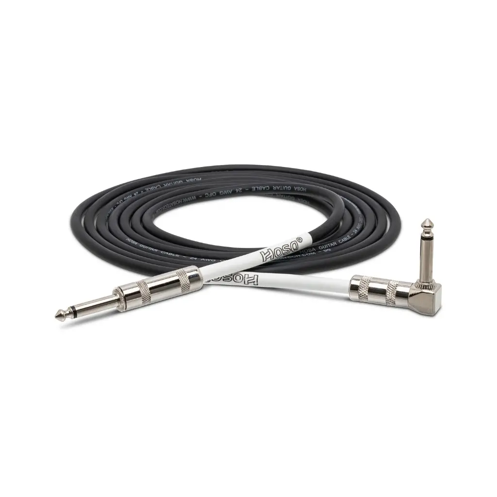Hosa Technology Straight To Right-Angle Guitar Cable 10Ft 1