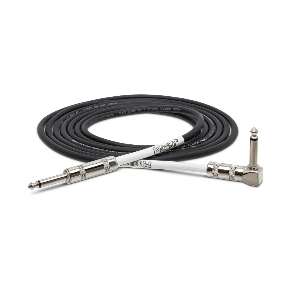 Hosa Technology Straight To Right-Angle Guitar Cable 15Ft 1