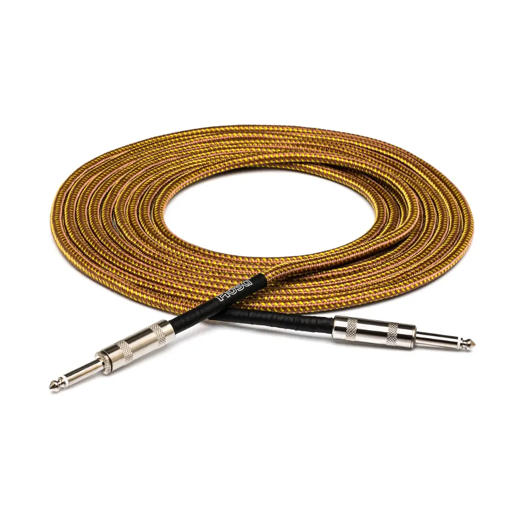 Hosa Technology Straight To Same Tweed Guitar Cable 18Ft 1