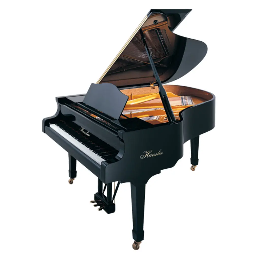 Haessler - H175 Grand Piano - Ebony Polish 1
