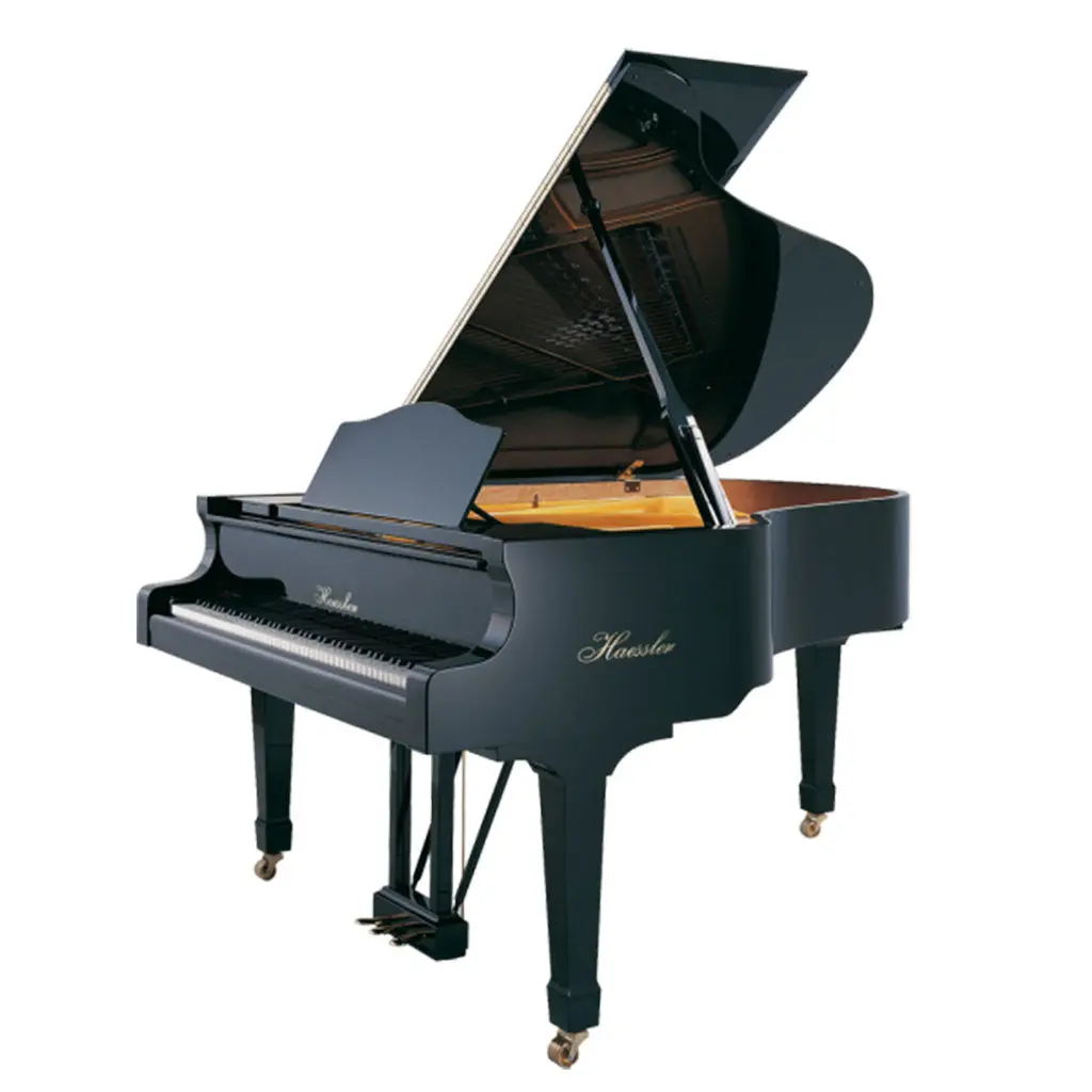 Haessler - H186 Grand Piano - Ebony Polish 1