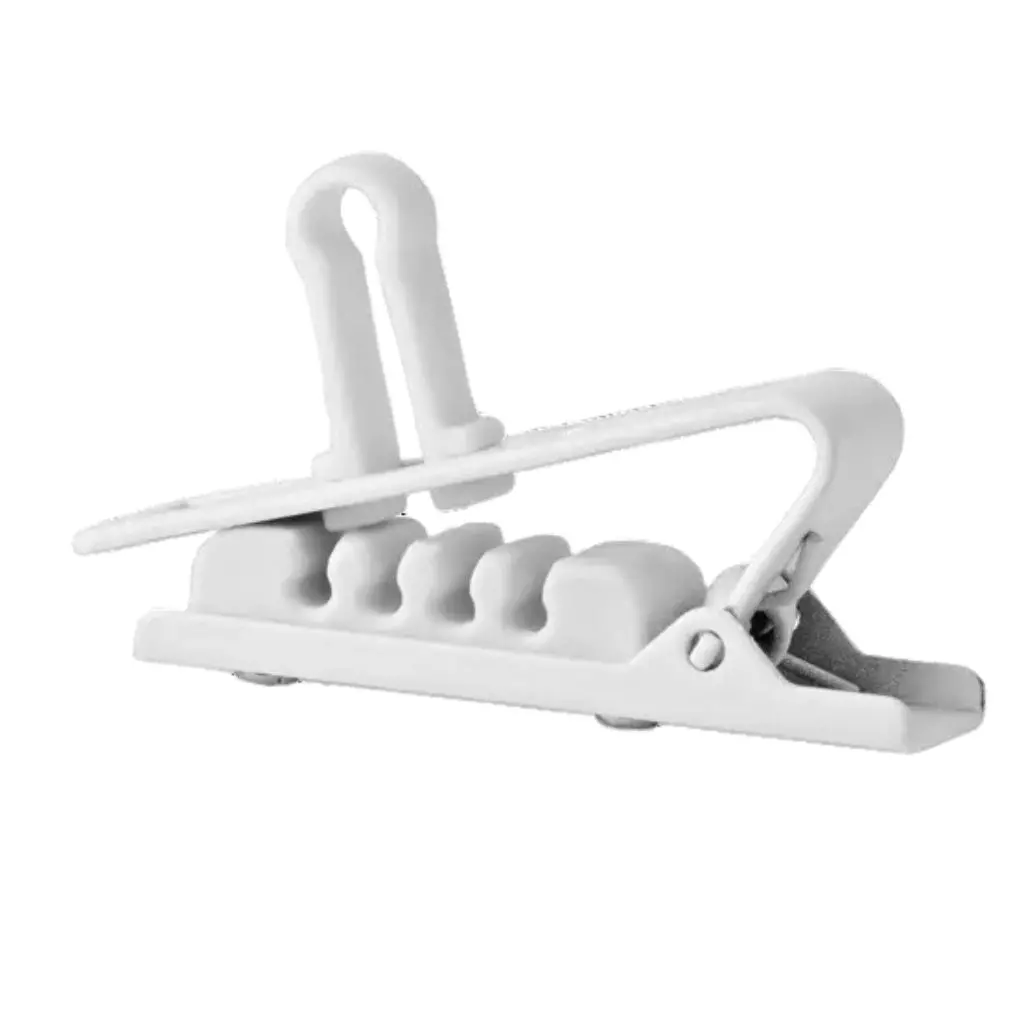 Akg H2 Croco Clip White 5 Pack 1