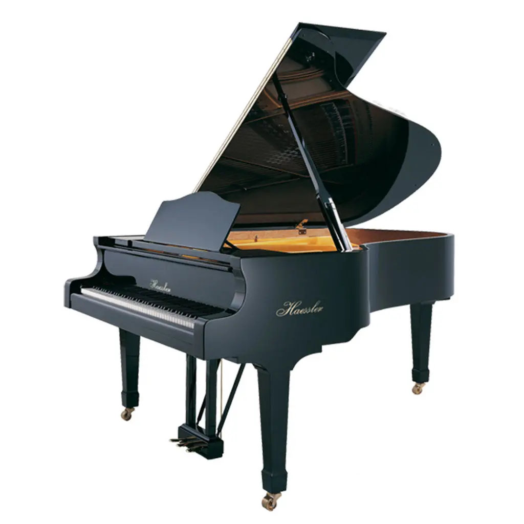 Haessler - H210 Grand Piano - Ebony Polish 1