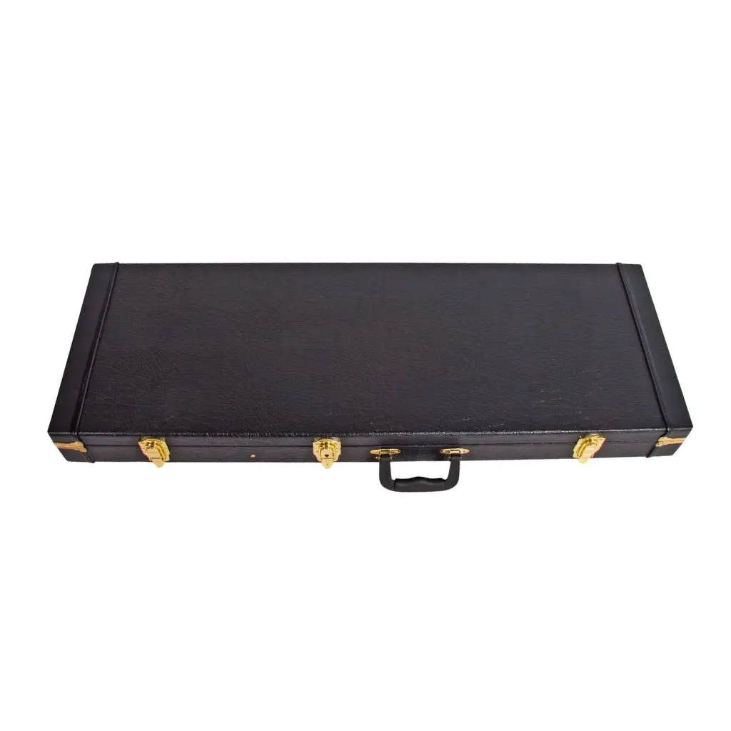 V-Case - Heavy Duty Rectangular Solidbody Electric Guitar Case - Black 1