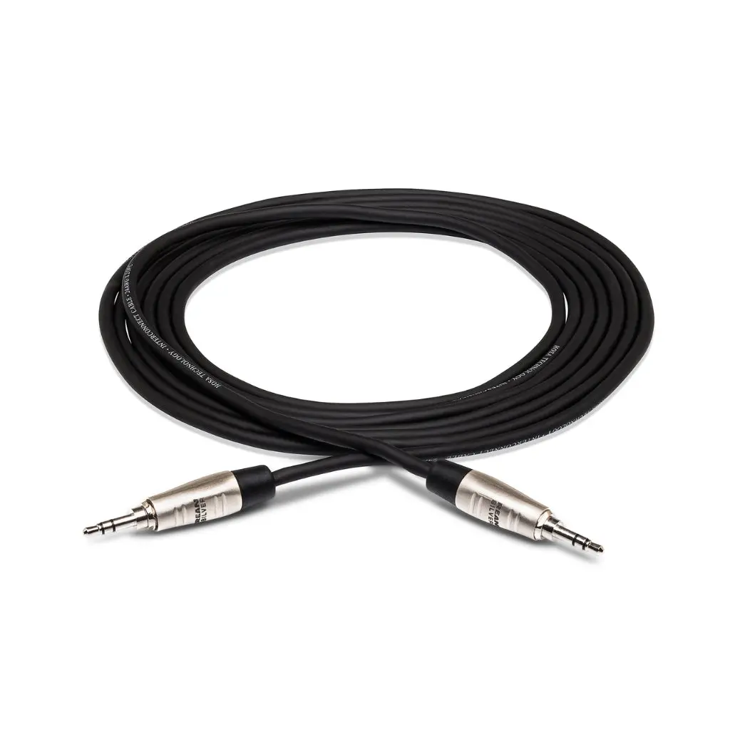 Hosa Technology Rean 3.5 Mm Trs To Same Pro Stereo Interconnect Cable 3Ft 1