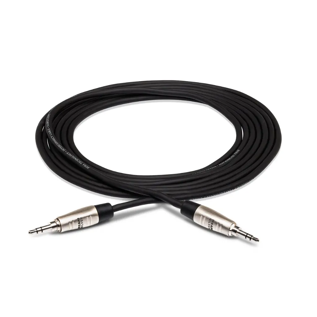 Hosa Technology Rean 3.5 Mm Trs To Same Pro Stereo Interconnect Cable 5Ft 1