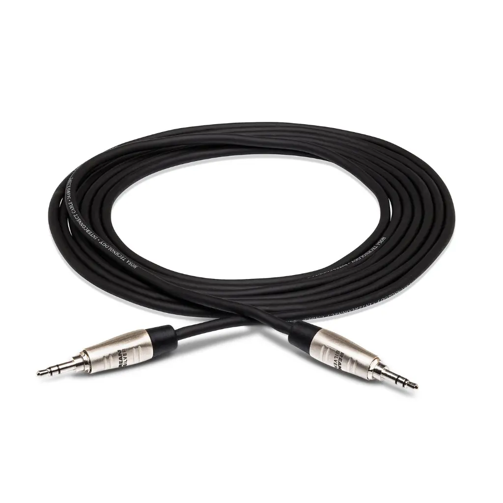 Hosa Technology Rean 3.5 Mm Trs To Same Pro Stereo Interconnect Cable 10Ft 1