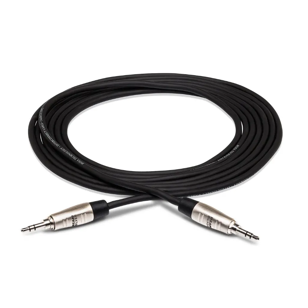 Hosa Technology Rean 3.5 Mm Trs To Same Pro Stereo Interconnect Cable 15Ft 1