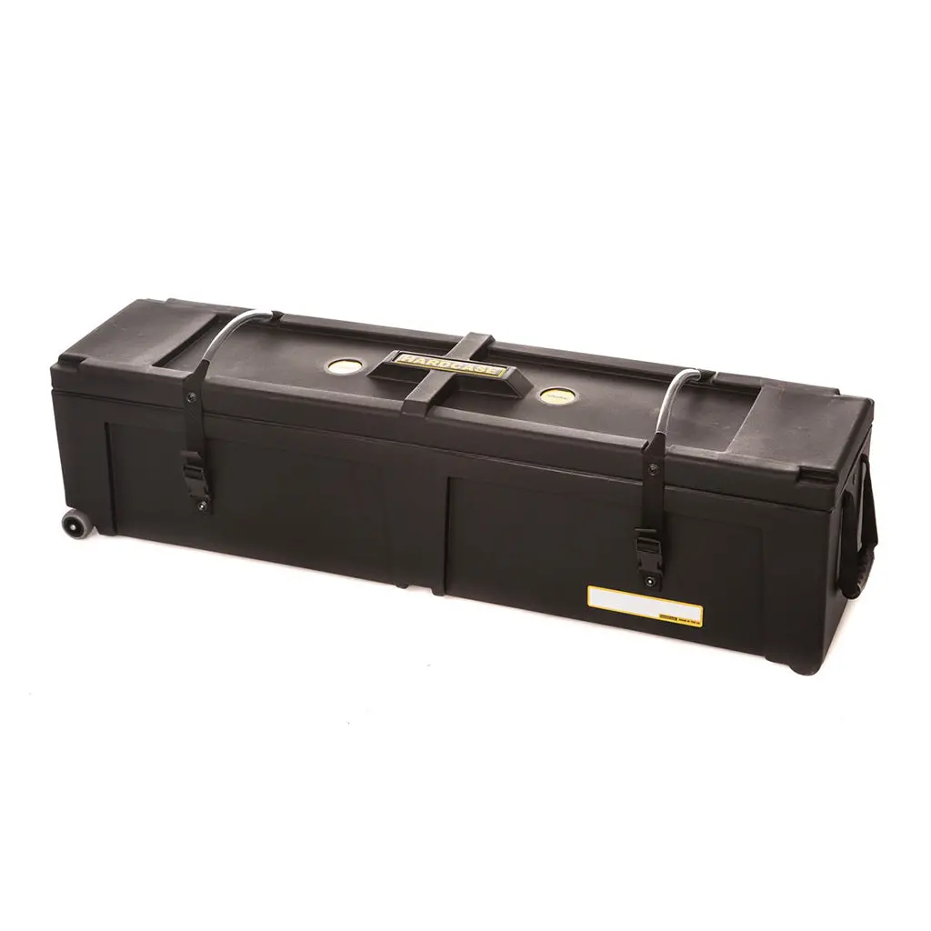 Hardcase Standard Black 48" Hardware Case With Wheels 1