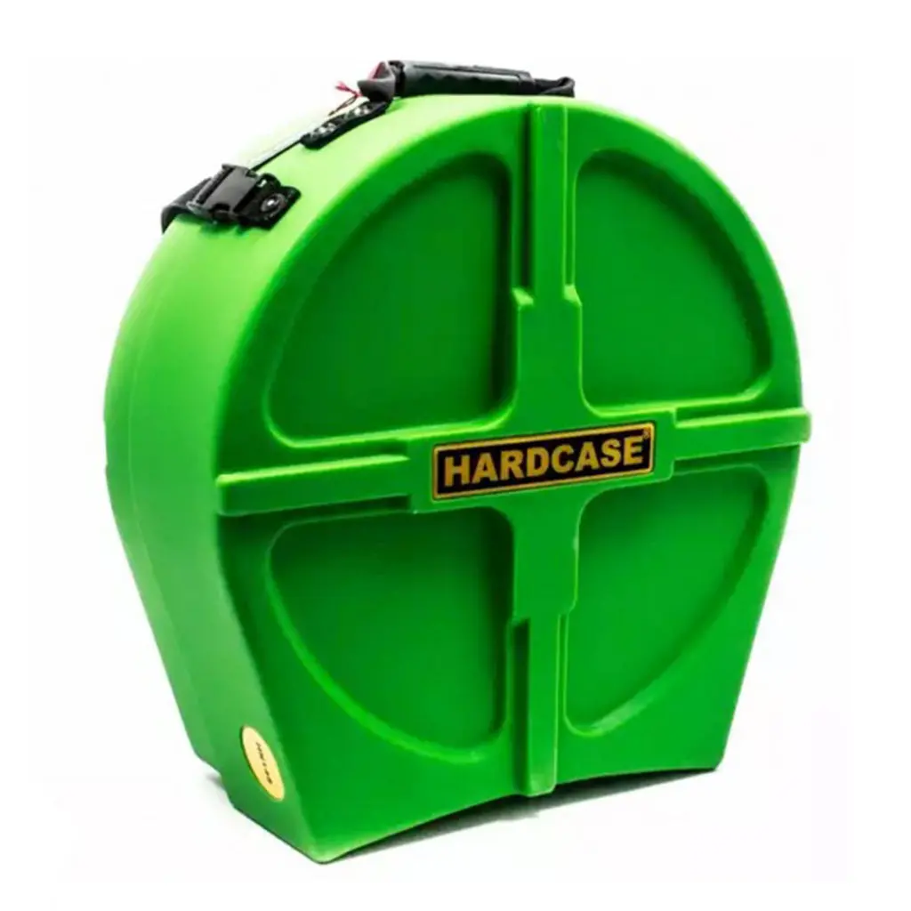 Hardcase Lined Light Green 13" Snare Case 1