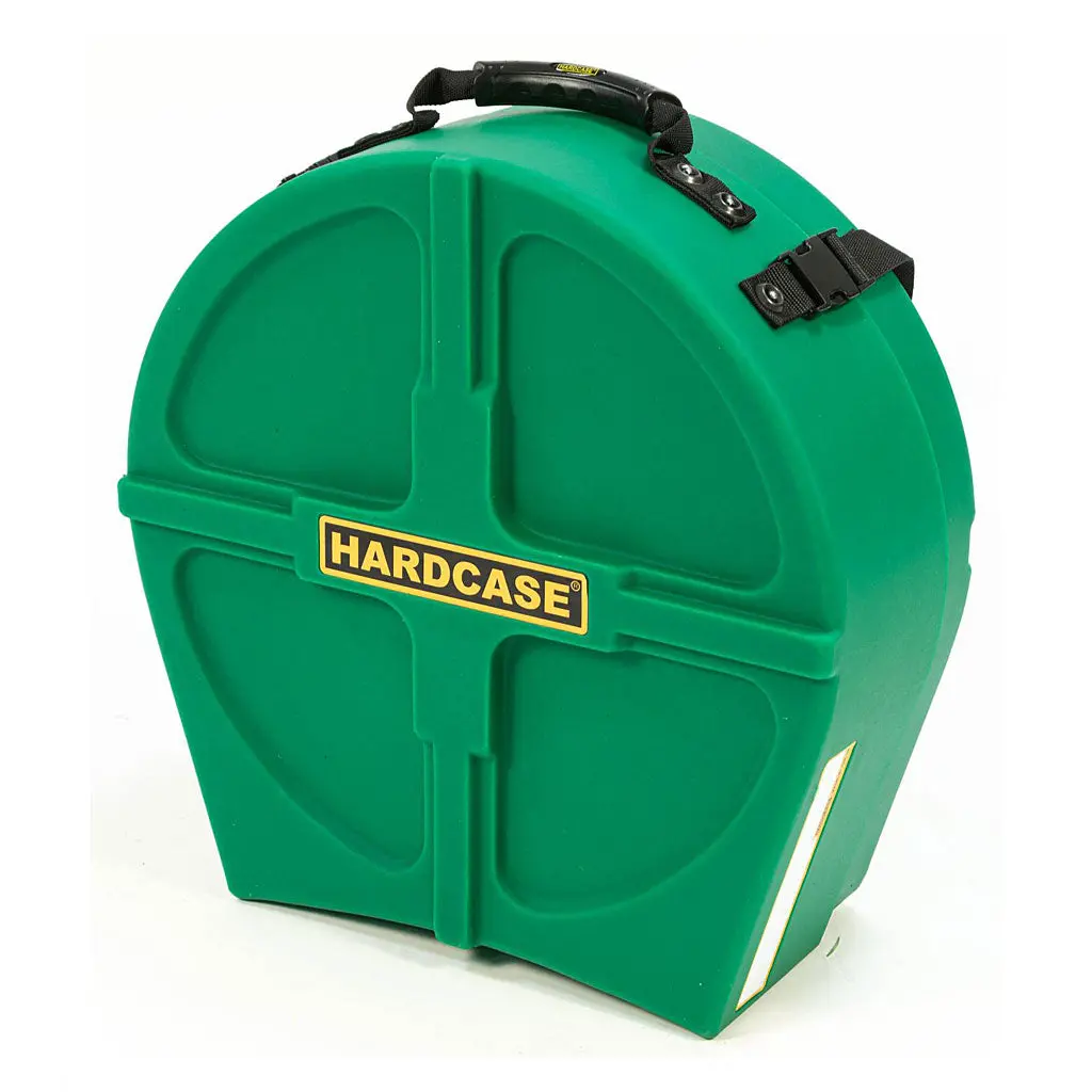 Hardcase Lined Dark Green 14" Snare Case 1