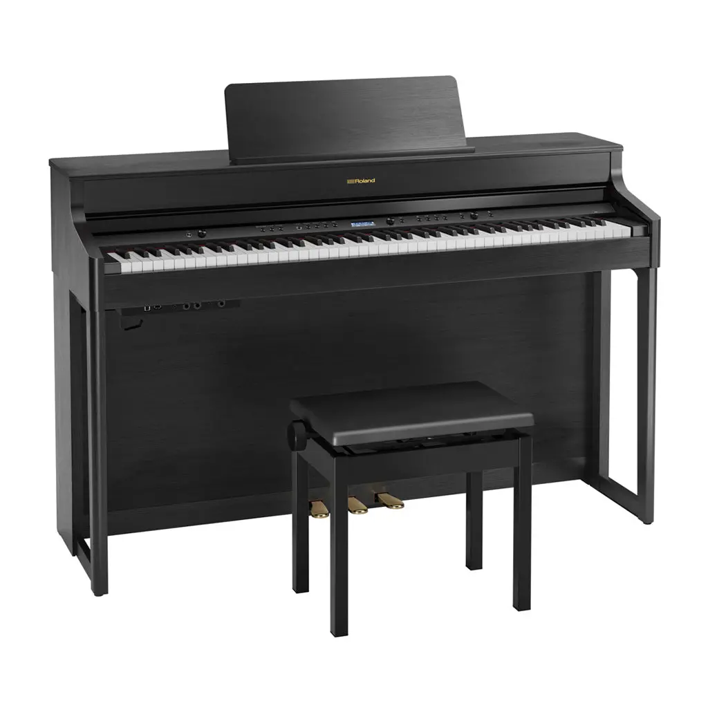Roland Hp702 Digital Piano & Stool - Charcoal 1