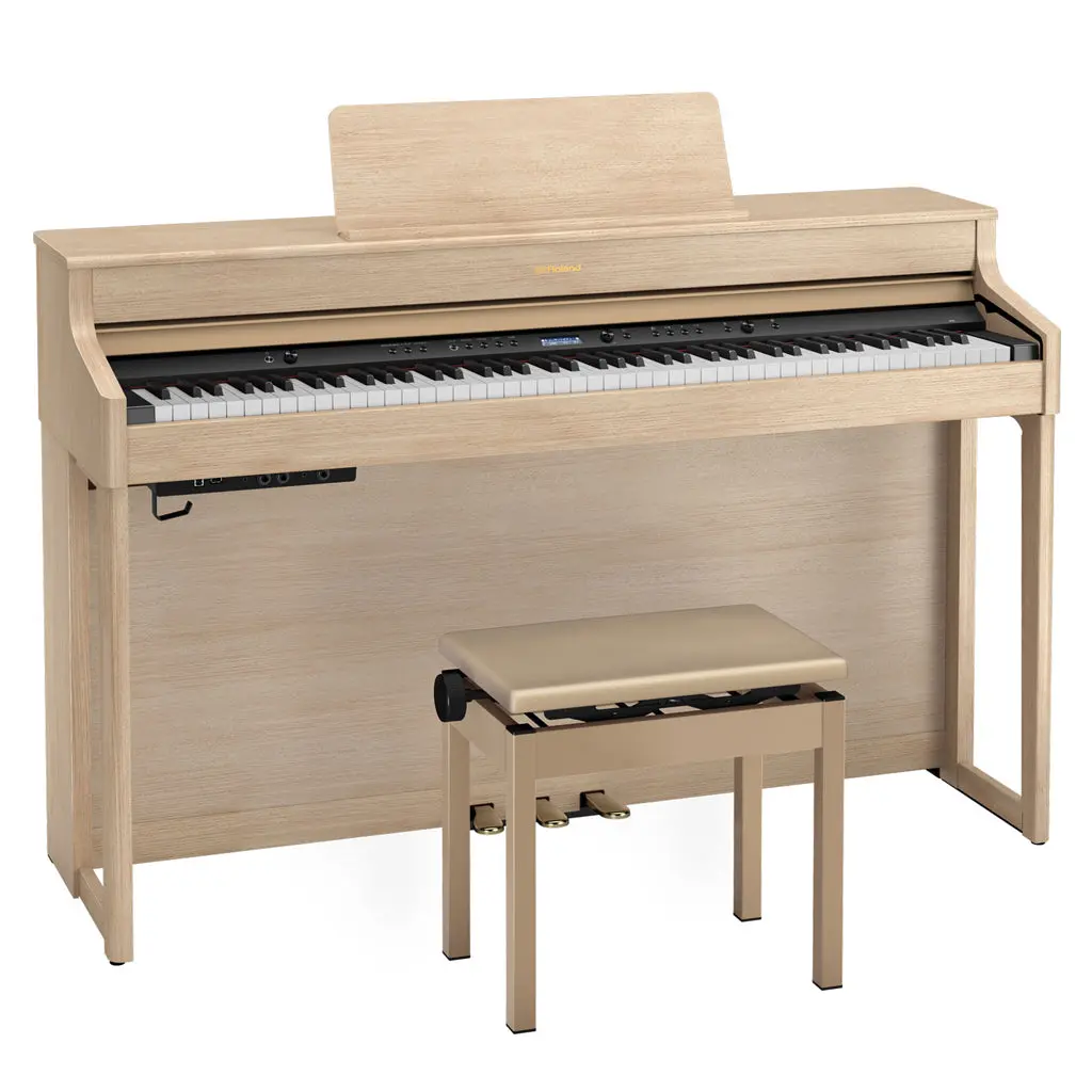 Roland Hp702 Digital Piano & Stool - Light Ash 1