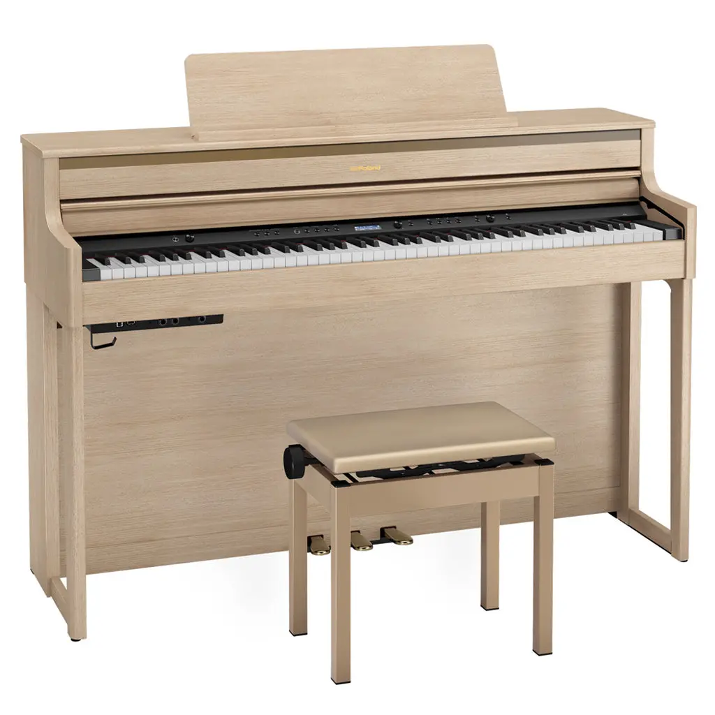 Roland Hp704 Digital Piano - Light Ash 1