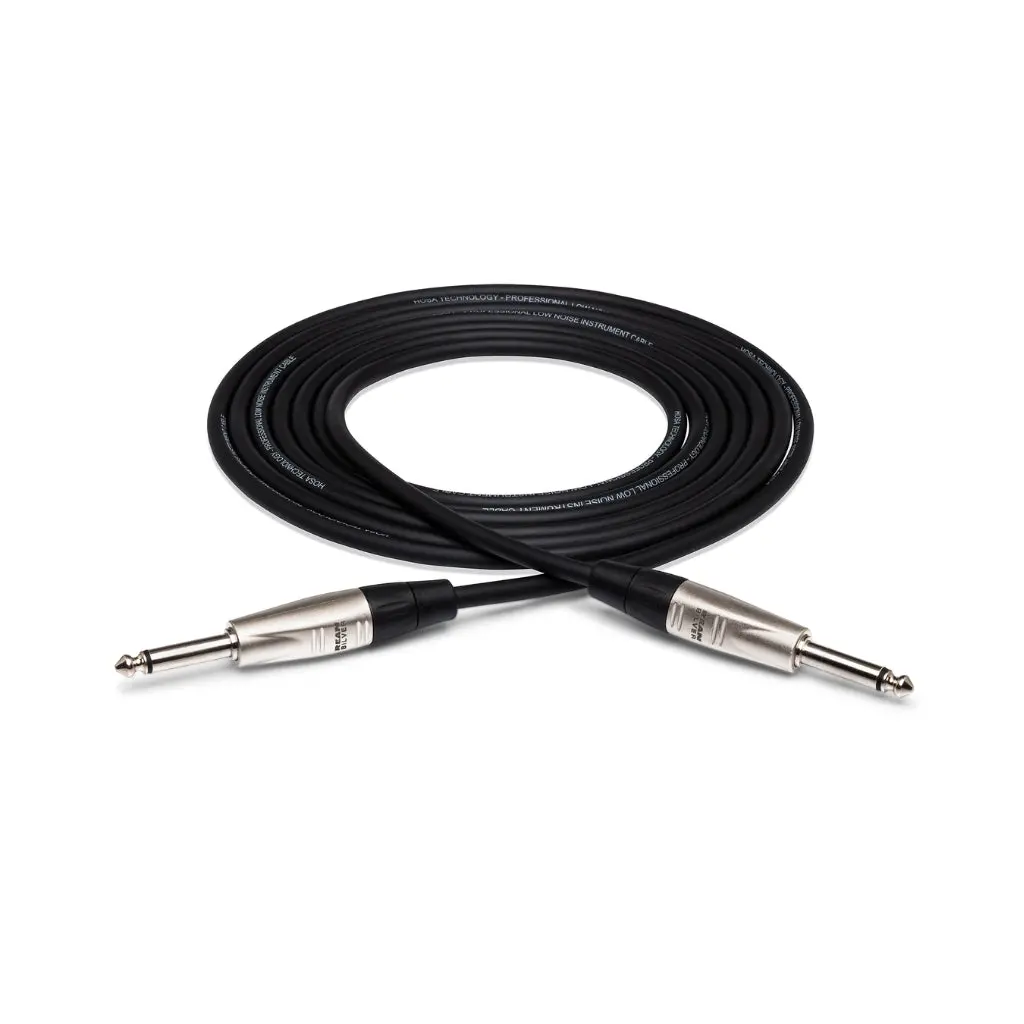 Hosa Technology Rean 1/4 In Ts To Same Pro Unbalanced Interconnect Cable 5Ft 1