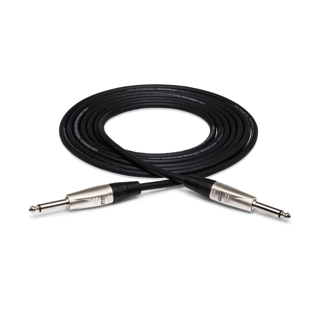 Hosa Technology Rean 1/4 In Ts To Same Pro Unbalanced Interconnect Cable 20Ft 1